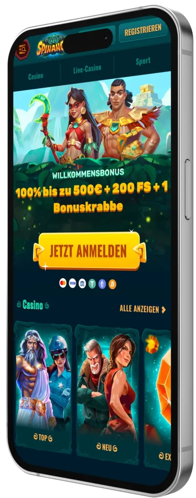 Spinanga Casino Mobile App